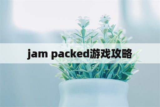 jam packed游戏攻略